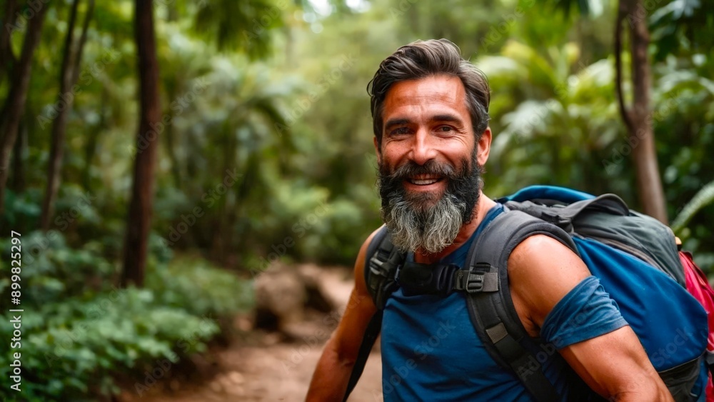 Fototapeta premium hiking in the mountains