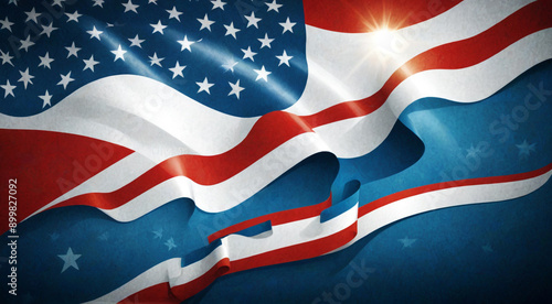 american flag background