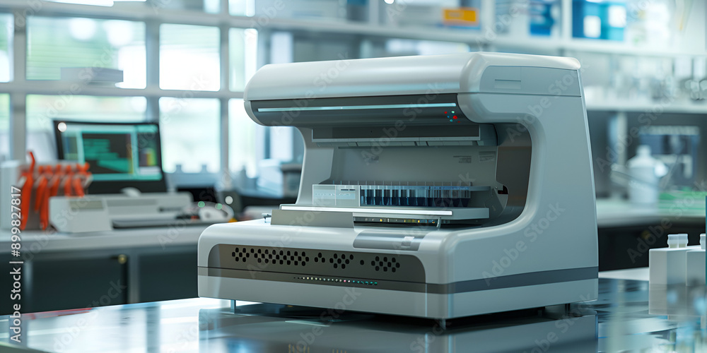 Automated immuno test processing in laboratory, generative AI
Automated immuno test processing in laboratory, generative AI