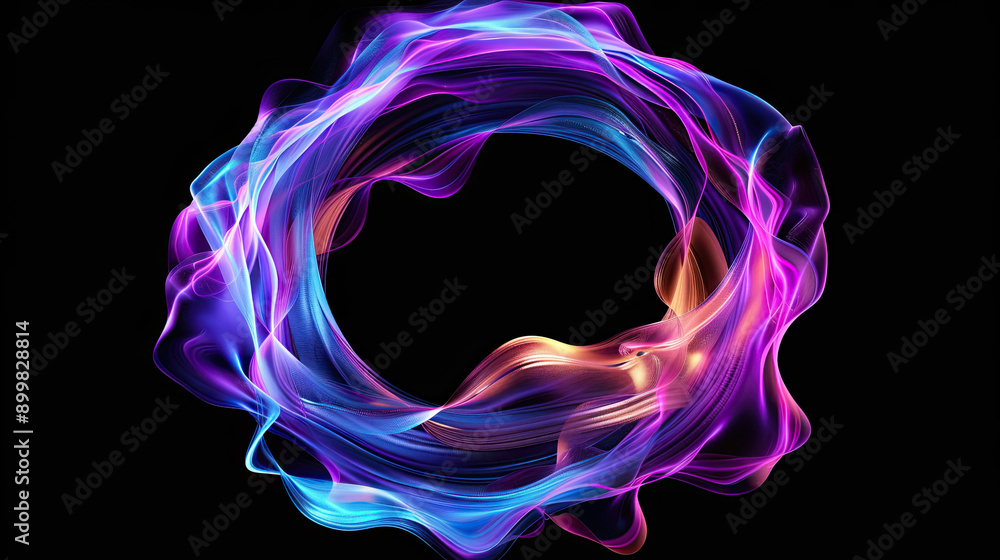 3D render of abstract fire circle shape with purple and blue gradient on a black background digital art illustration dynamic and intense design vibrant and fiery gradient colors modern and dramatic 3D render of abstract fire circle shape with purple and blue gradient on a black background digital art illustration dynamic and intense design vibrant and fiery gradient colors modern and dramatic