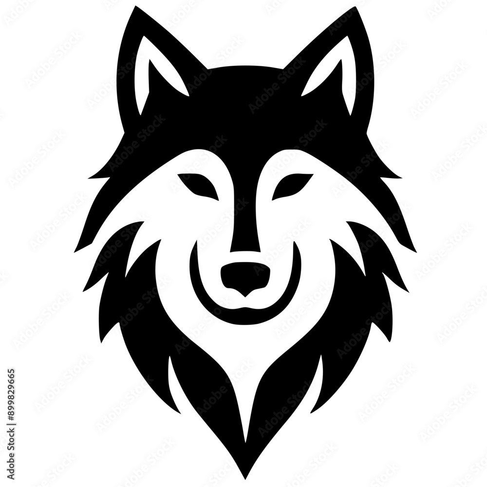 Wolf e-sports logo silhouette Wolf e-sports logo silhouette