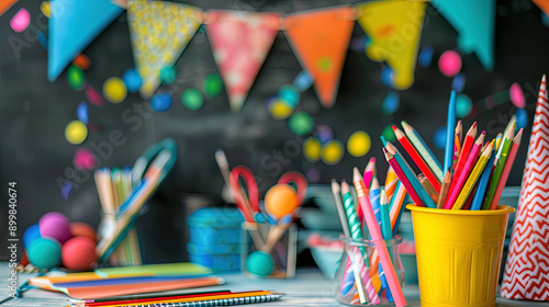 Festlicher Schulanfang Banner, Schulstart