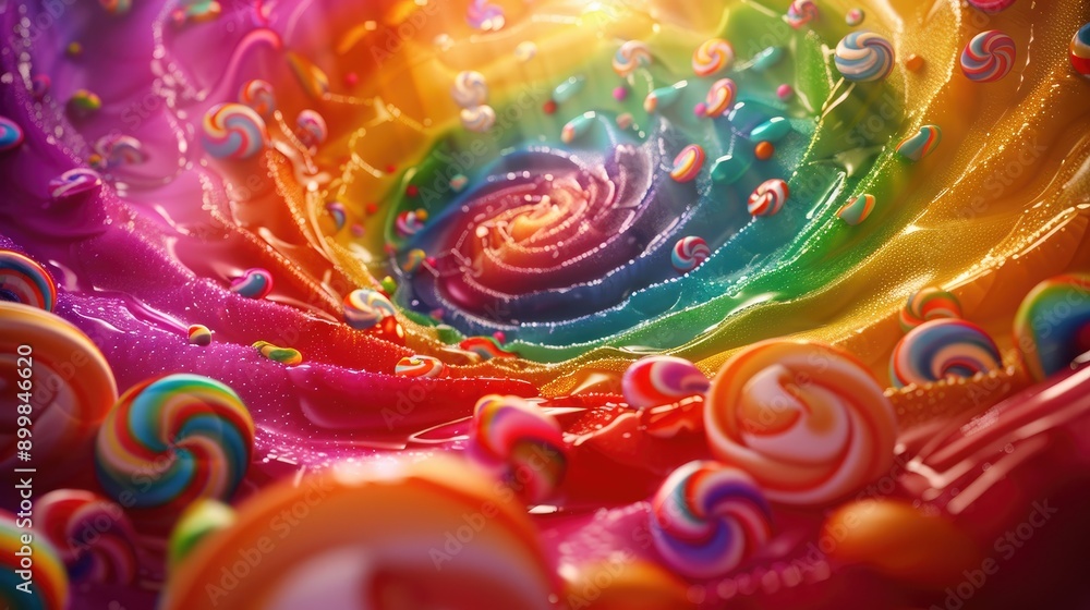 colorful with animated AI generated colorful with animated AI generated
