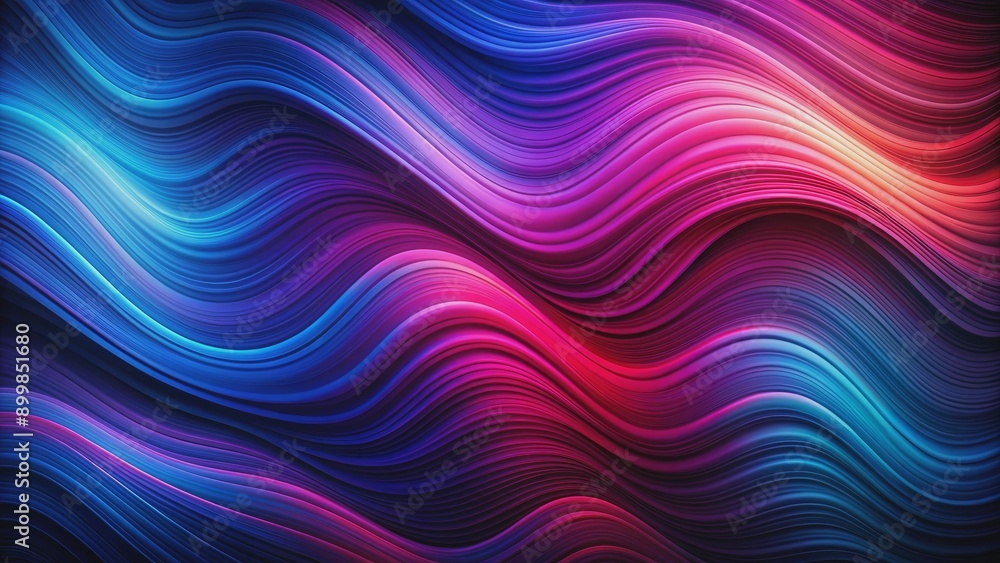 Fototapeta premium Abstract Neon Wave Pattern, 3D, Colorful, Background , abstract, wave, pattern