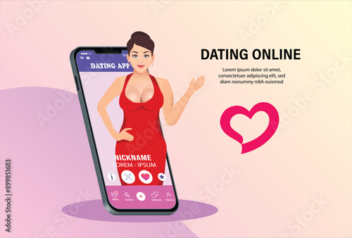 Mobile Dating App online 