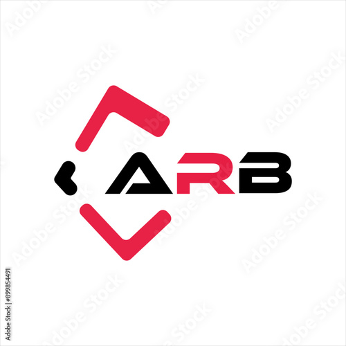 ARB creative minimalist letter logo. ARB unique vector initials alphabet letter logo design