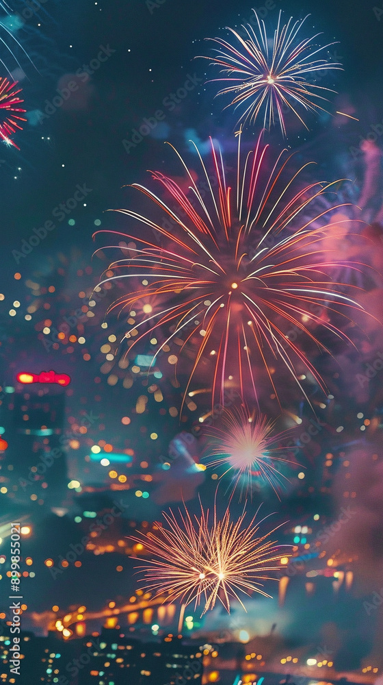 fireworks in the night sky fireworks in the night sky