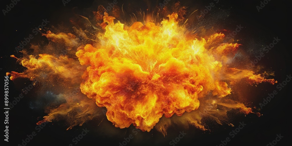 Fiery Explosion - Abstract Digital Illustration of a Powerful Blast, fire , explosion , energy , power Fiery Explosion - Abstract Digital Illustration of a Powerful Blast, fire , explosion , energy , power