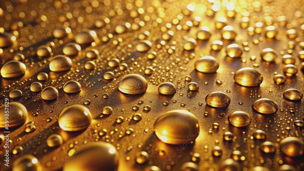Golden Dewdrops on a Shimmering Surface, Macro Photography, Water Drops, Golden Texture, Abstract Photography, Dew, Golden Golden Dewdrops on a Shimmering Surface, Macro Photography, Water Drops, Golden Texture, Abstract Photography, Dew, Golden
