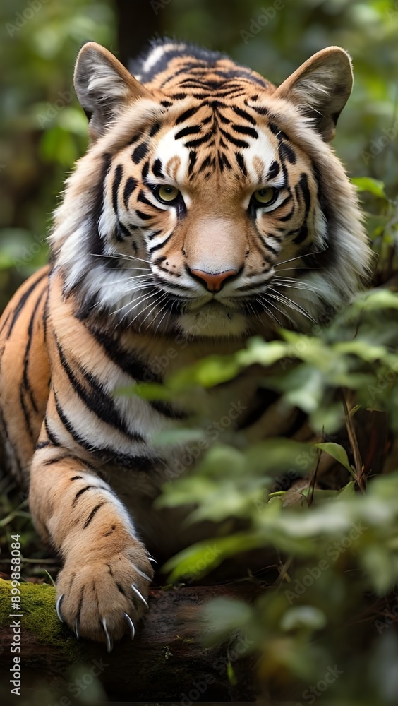 Fototapeta premium tiger in the zoo