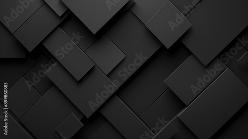 A black and white image of squares and rectangles