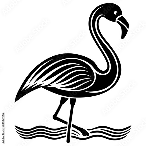 A beautiful harsh bird tail and wings Vector illustration image & photo 
