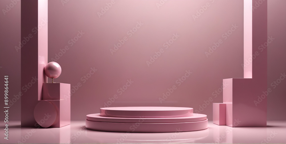 3d render of a podium 3d render of a podium
