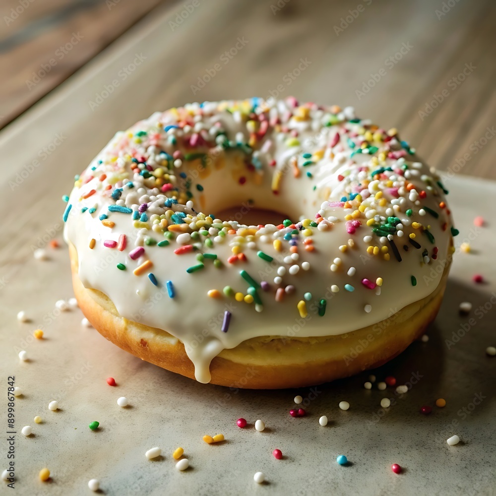 a-donut-with-icing-and-sprinkles-falling-off a-donut-with-icing-and-sprinkles-falling-off