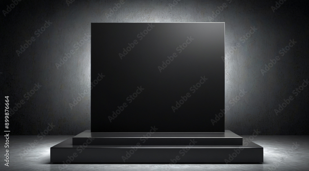 Obraz premium black and white room