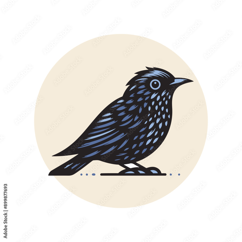Hand-drawn bird silhouette vector illustration Hand-drawn bird silhouette vector illustration