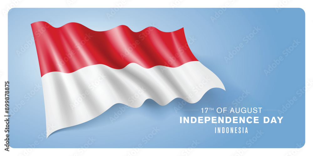 Indonesia independence day vector banner, greeting card. Indonesia independence day vector banner, greeting card.