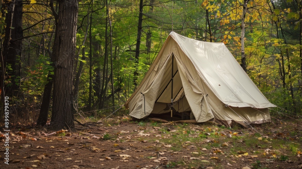 Free photo an tent in the woods a call to the wild AI generated Free photo an tent in the woods a call to the wild AI generated