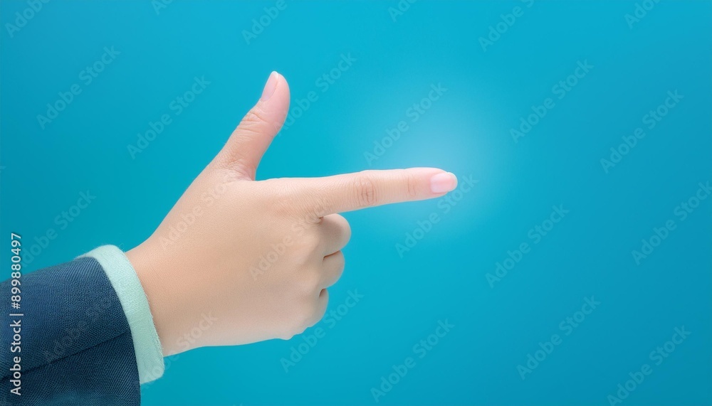Lecturer's finger pointing to blackboard for explanation Lecturer's finger pointing to blackboard for explanation