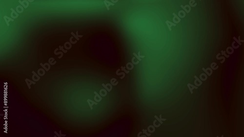 Dark green gradient 4K animated background for your project, easy to use