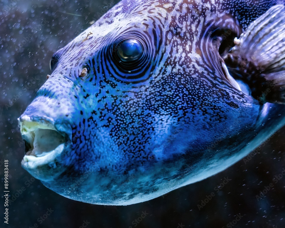 close up of a tropical fish
