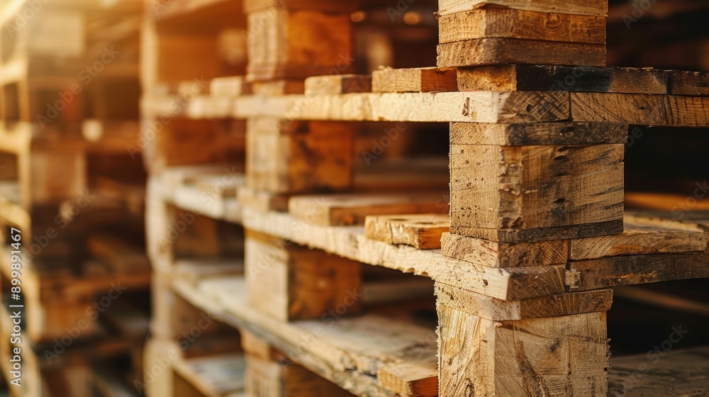 Sustainable Warehouse Operations with Wooden Pallets Generative AI Sustainable Warehouse Operations with Wooden Pallets Generative AI