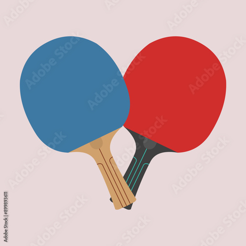 Two Table Tennis Rackets