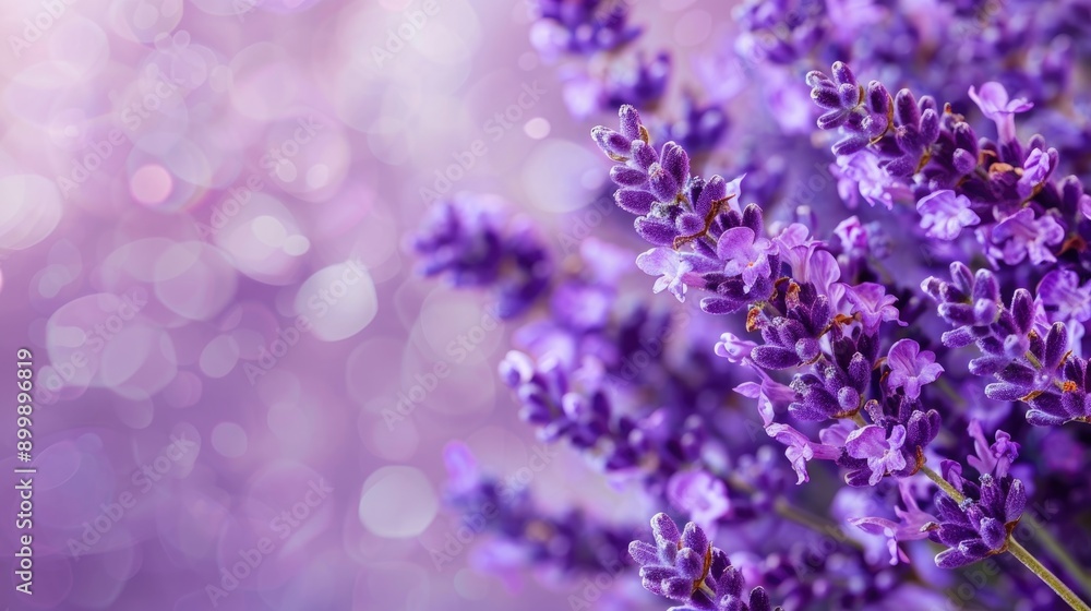 Close up lavender flowers with copy space background Close up lavender flowers with copy space background