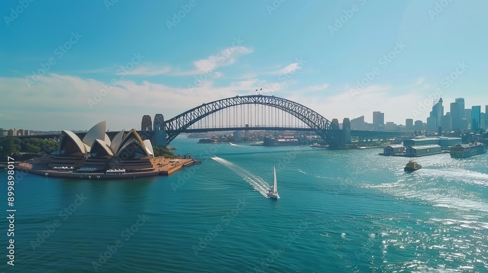 Obraz premium The Sydney Harbor Bridge