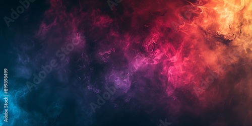 Abstract Background with Colorful Smoke.