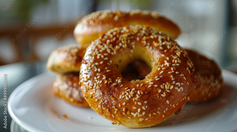 sourdough bagels, high quality food photography sourdough bagels, high quality food photography