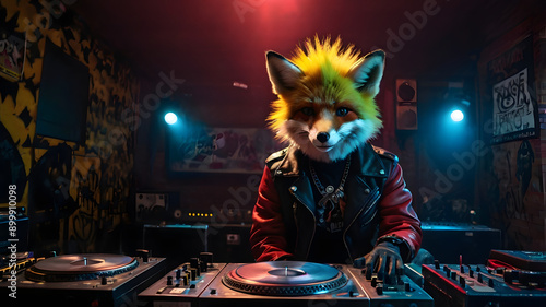 dj at the party