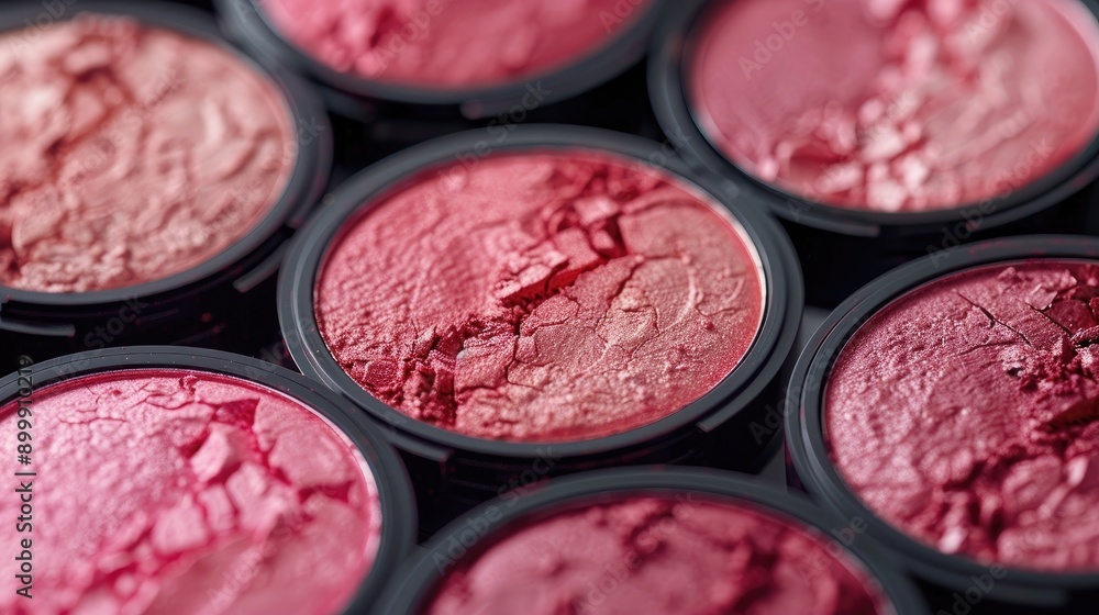 Assortment of blush makeup Assortment of blush makeup