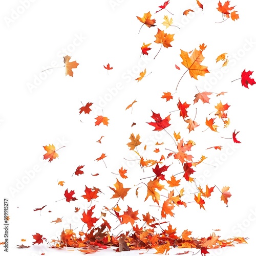 Wallpaper Mural autumn leaves background Torontodigital.ca