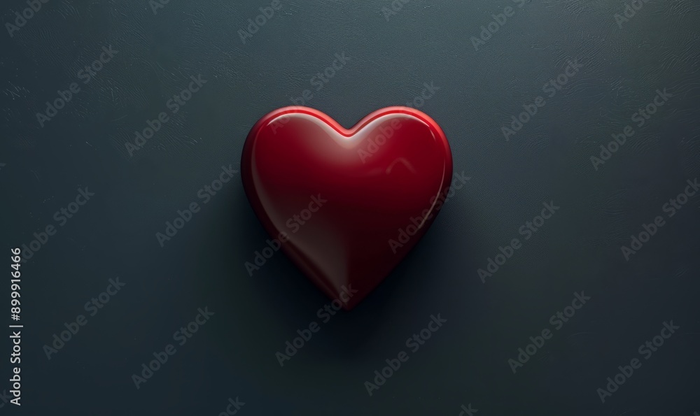 Abstract red heart symbol on a minimalist background. Universal love expressed through simple yet powerful design Abstract red heart symbol on a minimalist background. Universal love expressed through simple yet powerful design