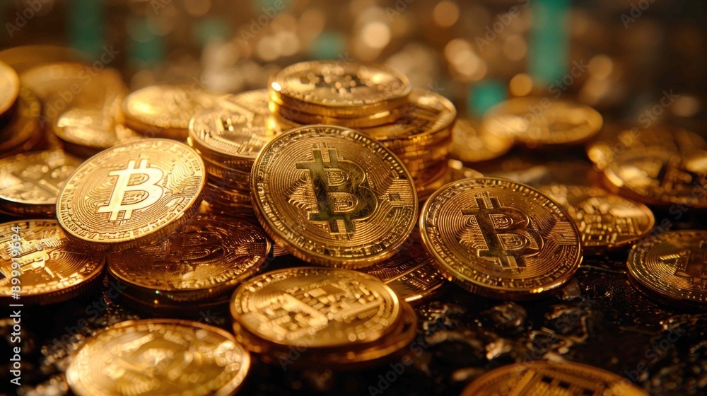 Bitcoin cryptocurrency digital money coin technology background Bitcoin cryptocurrency digital money coin technology background