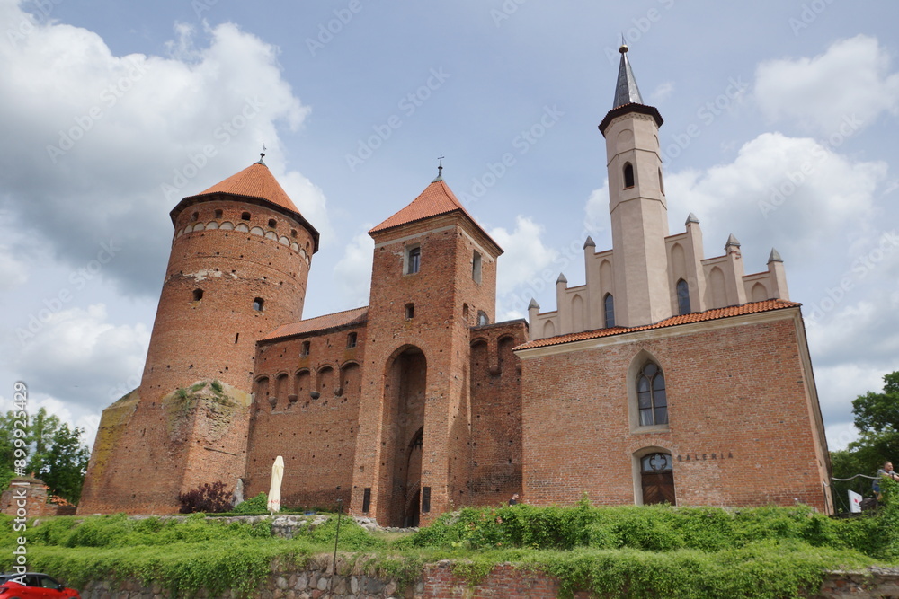 Reszel. Zamek Biskupów Warmińskich. Polska - Mazury - Warmia.