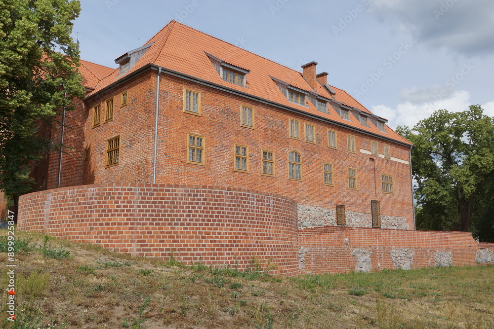 Kętrzyn. Zamek gotycki. Polska - Mazury - Warmia.