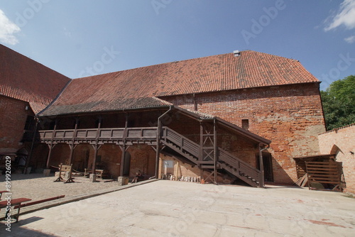 Obraz na płótnie Zamek Krzyżacki w Ostródzie. Polska - Mazury - Warmia. w salonie