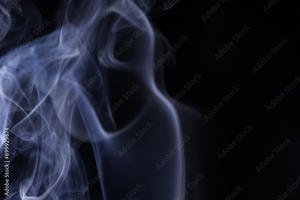 White smoke on a dark background, abstract, silver fog, minimalism, line of light White smoke on a dark background, abstract, silver fog, minimalism, line of light