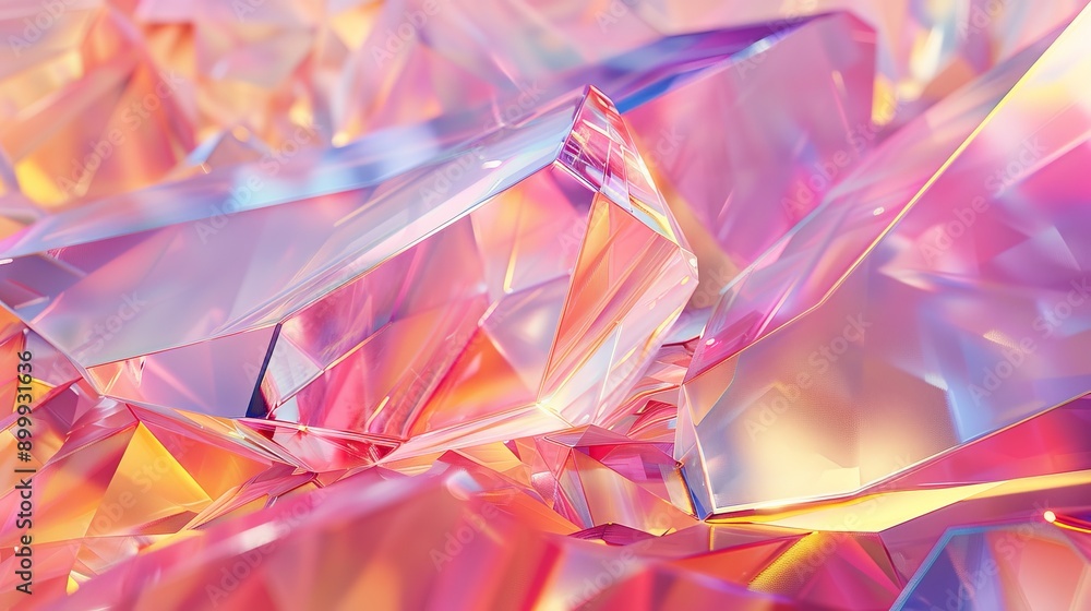 abstract background of crystal refractions abstract background of crystal refractions