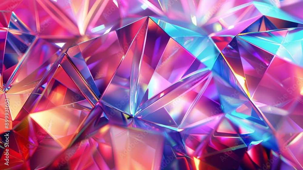 abstract background of crystal refractions abstract background of crystal refractions