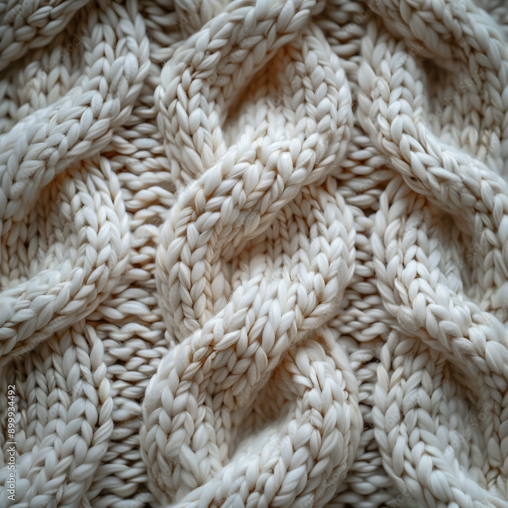 Knitted sweater pattern, top view Knitted sweater pattern, top view