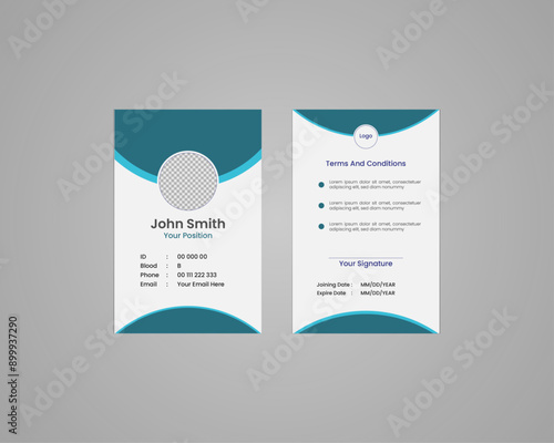 Id Card design template