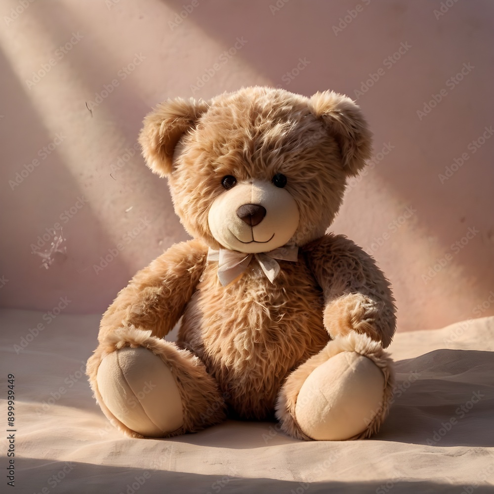 Obraz premium teddy bear with a toy