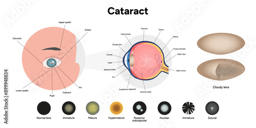 Type cataracts vision disorder problem and vision human anatomy
