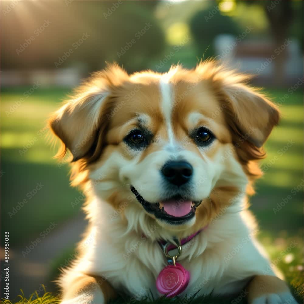 Portrait of a Cute Cavalier King Charles Spaniel Puppy Portrait of a Cute Cavalier King Charles Spaniel Puppy