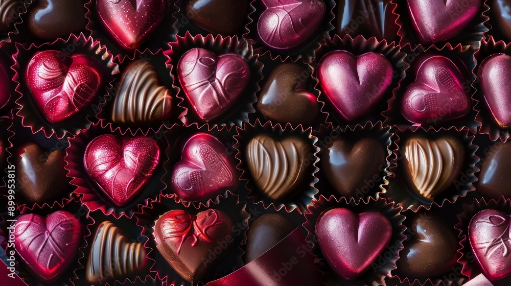 Chocolate Heart Candies Chocolate Heart Candies