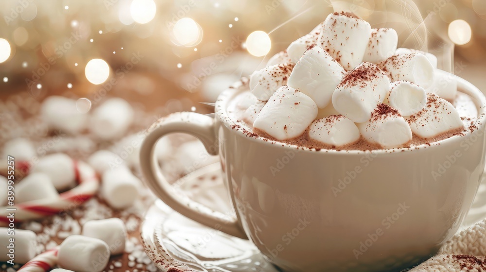 Cozy Winter Hot Chocolate with Marshmallows Cozy Winter Hot Chocolate with Marshmallows