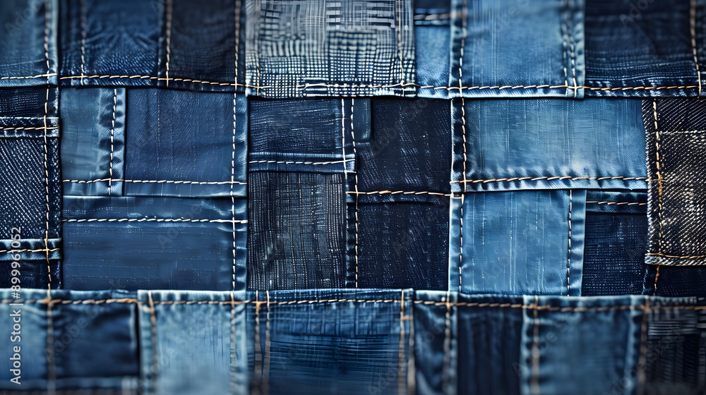 Denim textures patchwork pattern background with high angle perspective, textures, fashion, patchwork, denim, fabric Denim textures patchwork pattern background with high angle perspective, textures, fashion, patchwork, denim, fabric